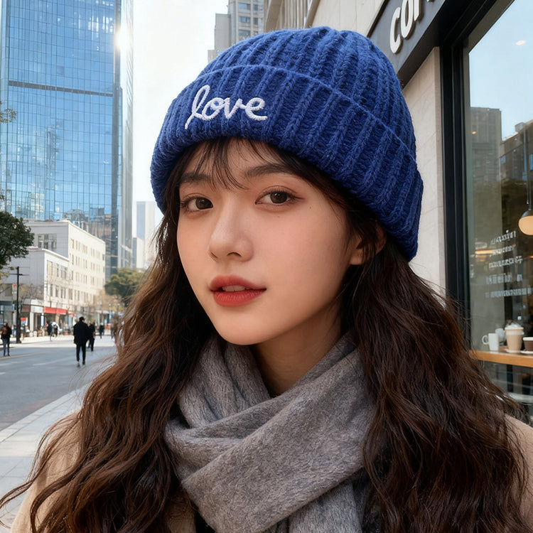 流行帽子|秋冬保暖帽子女大頭圍粗線針織帽戶外防寒護耳顯臉小毛線帽男冷帽「C5700」25.10-2