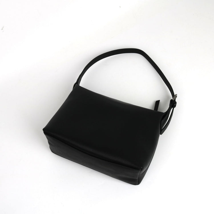 質感真皮|植鞣牛皮復古通勤包大容量托特包女2024新款百搭高級感單肩斜挎包「83062#」24.06-2