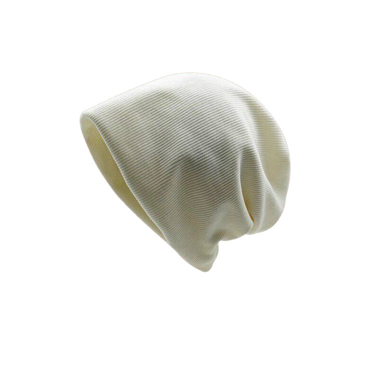 流行帽子|純色素顏燈芯絨堆堆帽子女冬季韓版寬松針織帽保暖冷帽嘻哈包頭帽「C4621」24.12-4