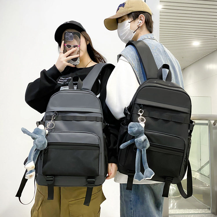 致青春|時尚休閒簡約潮流大容量背包男女通用新外出高顏值雙肩包「9656-290-4」24.04-3