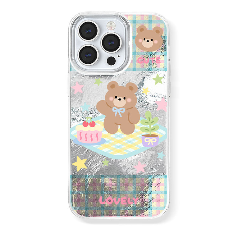 手機殼|15Promax可愛13卡通12適用iPhone14Pro冰川紋11蘋果16手機殼「WYB0955」25.02-1