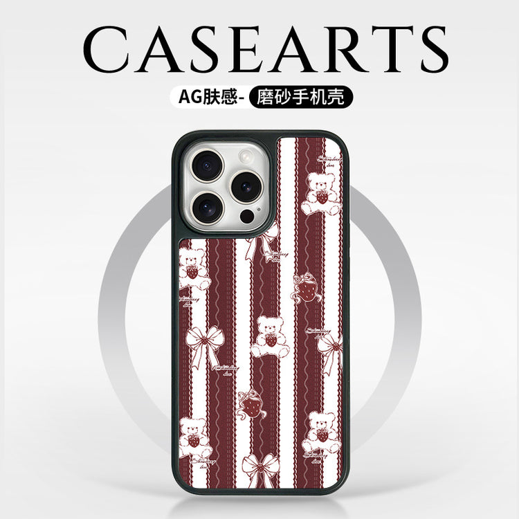 手機殼|iPhone15pro適用13蘋果16磁吸手機殼AG磨砂碳纖紋15Promax女「LR1397」25.04-2