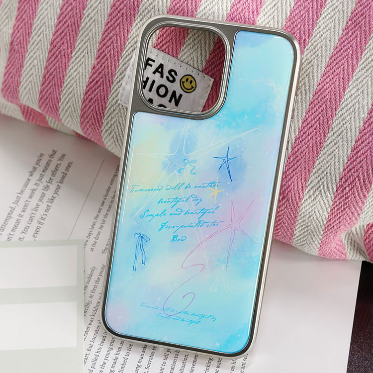 手機殼|14pro電鍍銀邊滴膠蘋果16手機殼15適用iPhone13Proma小米14「LR1512」25.03-4