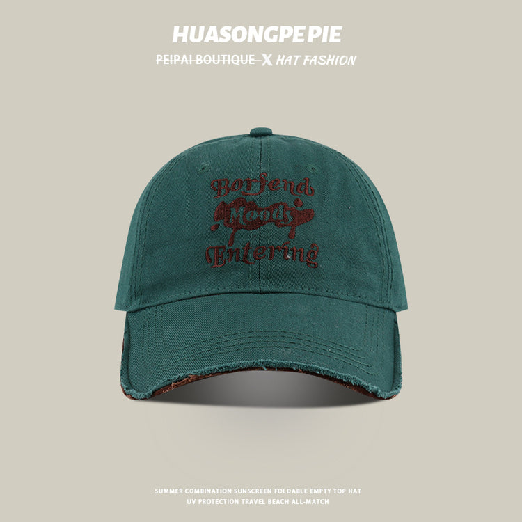 流行帽子|帽子春夏帽子遮陽帽女防曬防紫外線時尚遮臉鴨舌帽戶外學生棒球帽「C3656」24.02-2