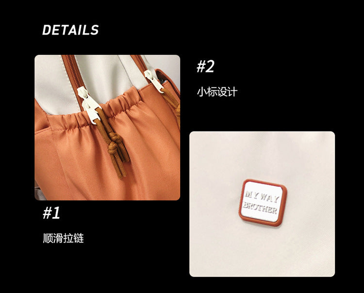 致青春|雙肩包男士簡約大容量電腦旅行背包韓版翻蓋大學生情侶雙肩包「543-133」24.09-2