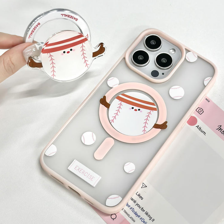 手機殼|13Promax磨砂磁吸蘋果15手機殼適用12磁吸支架iPhone14批發13「LR1075」24.12-2