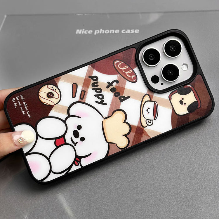 手機殼|蘋果16手機殼女iPhone15Promax可愛13磨砂黑框殼14Pro適用12「LR1182」24.10-2