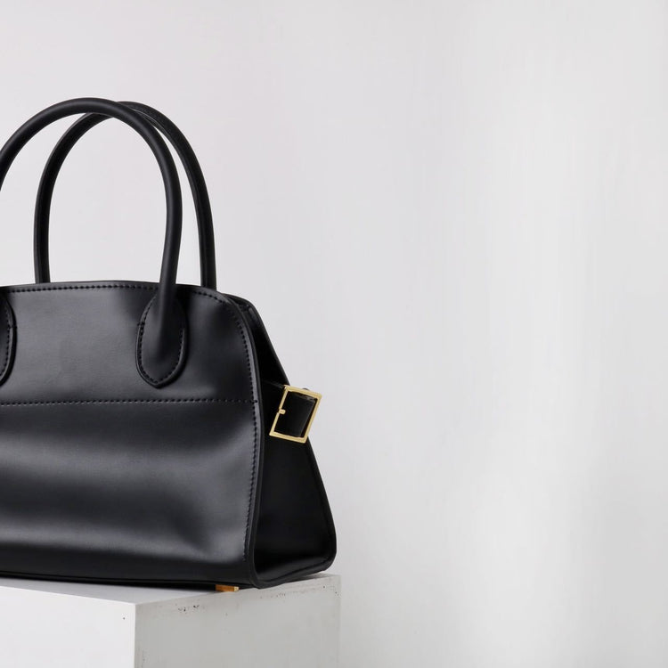 質感真皮|牛皮包2024年春夏新款大容量托特包真皮百搭通勤單肩簡約手提包女「3179」24.11-2