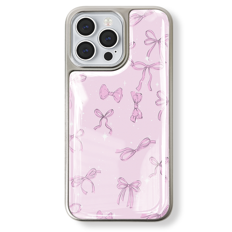 手機殼|蘋果iPhone16/15電鍍銀邊滴膠手機殼適用14 ProMax保護套13P「LR1411」25.04-1