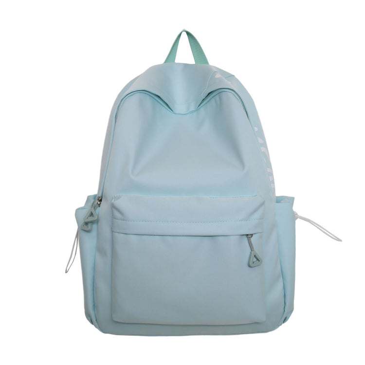 致青春|日系簡約字母休閒雙肩包甜美小清新大容量背包初高中輕便學生書包「8920-125-127」24.06-3