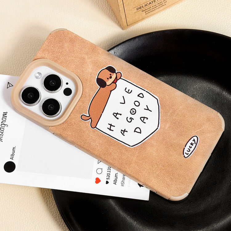 手機殼|15Promax新款13Pro卡通12適用11蘋果16手機殼iPhone14貼皮殼「LR1217」24.12-3