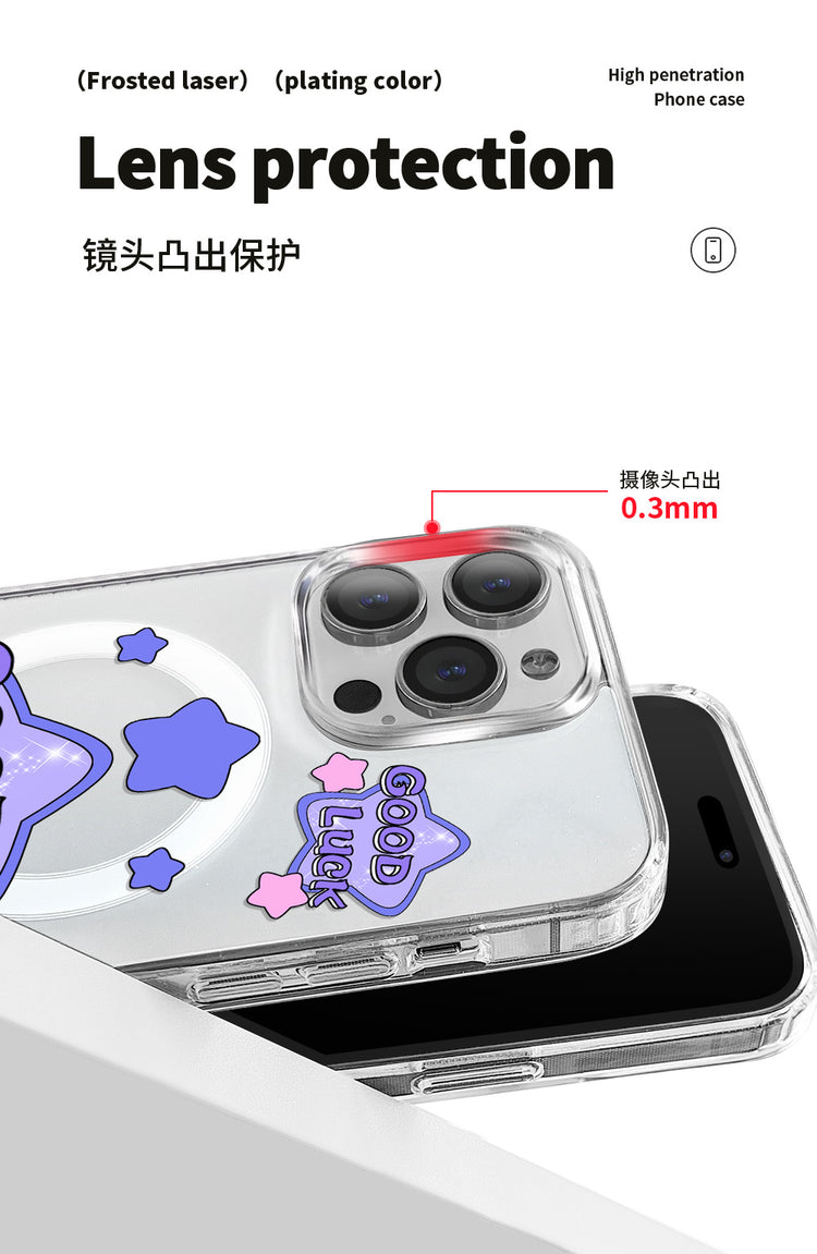 手機殼|iPhone16Pro二合一磁吸手機殼蘋果14適用ins風13批發12Pro「ZQ0109」24.11-3