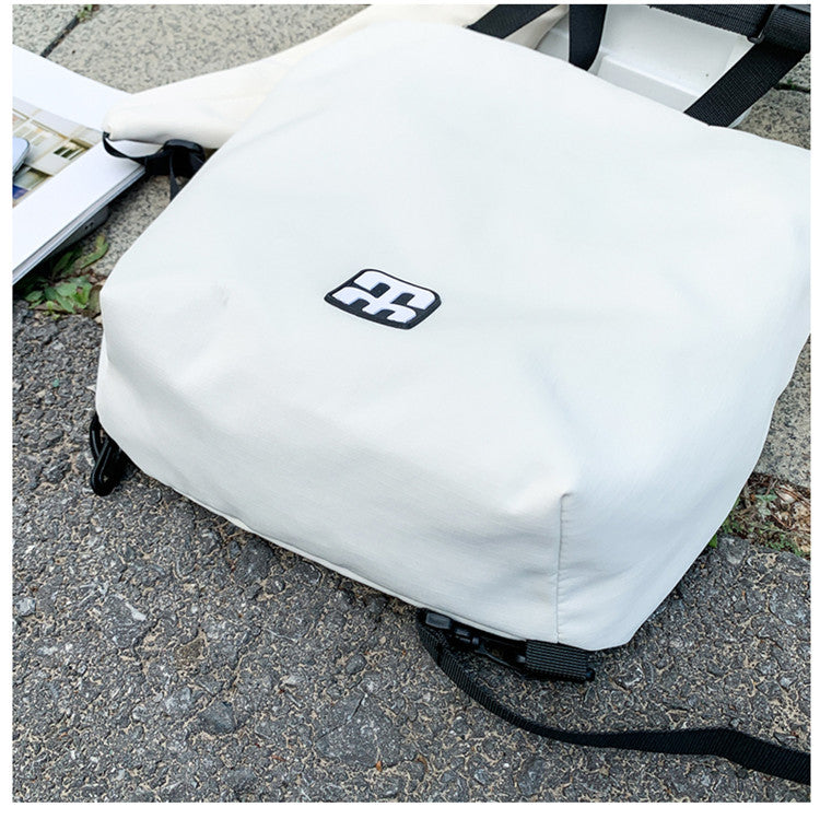 致青春|多功能斜跨包新款簡約日系工裝郵差包戶外休閒輕便雙肩背包「2607-120」25.12-1