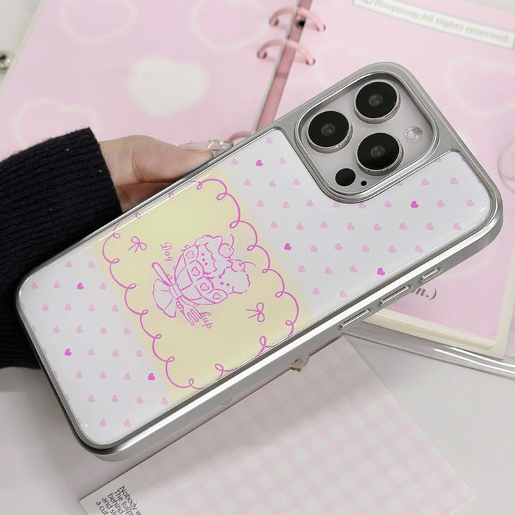 手機殼|14電鍍銀邊滴膠13蘋果16手機殼iPhone15適用華為p70pro新款「LR1538」25.03-3