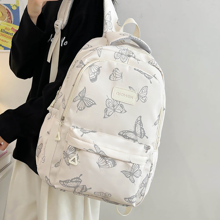 致青春|雙肩包女2023新款超輕防水學生背包國中生高中生大容量「6095-127」24.08-4