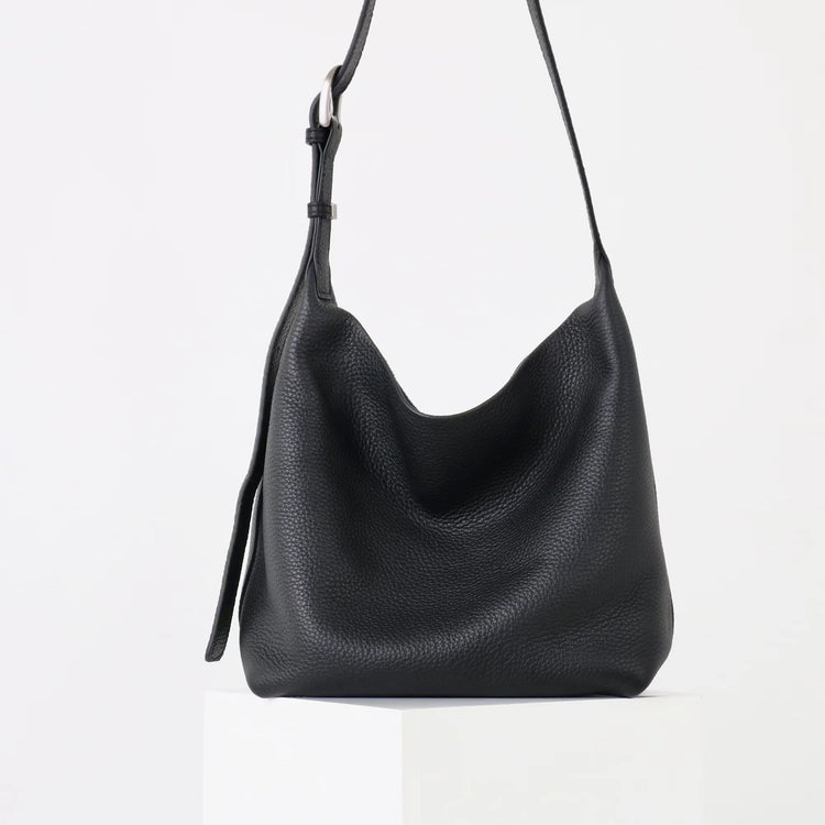 質感真皮|2025新頭層軟牛皮時尚百搭單肩斜背包高級感腋下包女包軟皮牛皮包「8315」25.09-4