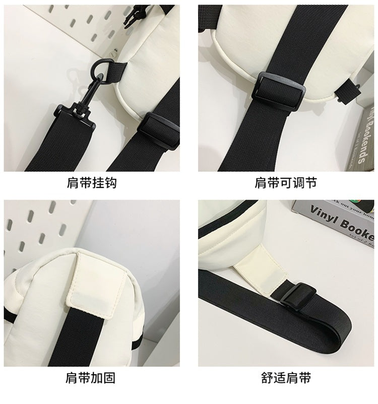 致青春 | 手機包男時尚小眾胸包個性小挎包休閒運動小包輕便簡約騎行背包女「2106-114」24.11-1
