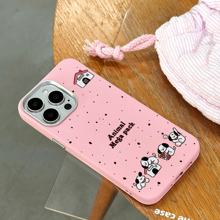 手機殼|iPhone16適用15批發14Promax蘋果13/12銀框皮紋手機殼11批發「LR1200」25.04-3