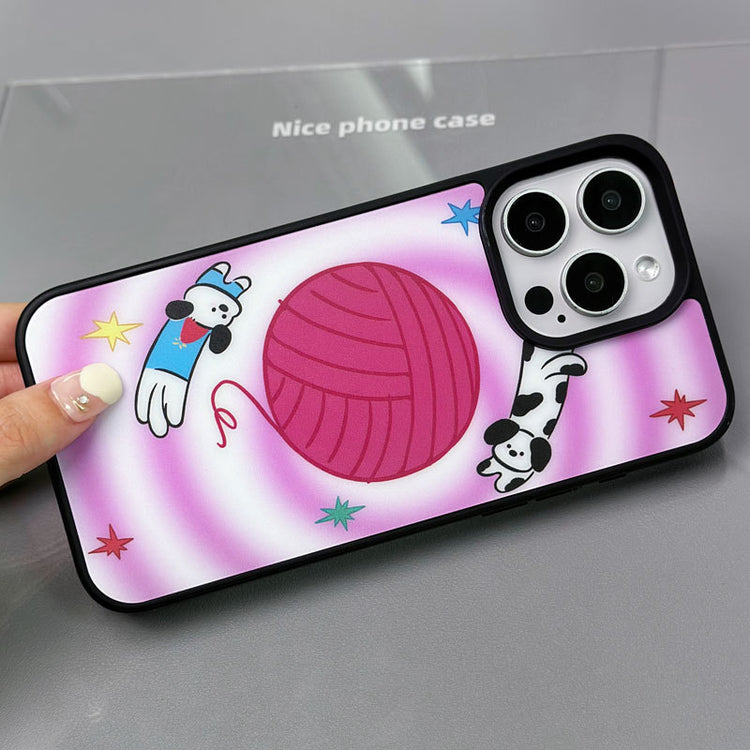 手機殼|蘋果16手機殼12/11適用iPhone15Pro磨砂黑框殼14Promax批發13「LR1165」24.10-2