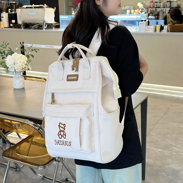 致青春 | 學生書包休閒時尚大容量雙肩背包高顏值女生初高中輕便雙肩包「9693-132」24.08-1