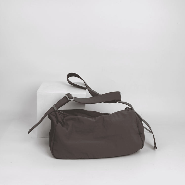 質感真皮|韓版輕便手抓紋防水布休閒大容量單肩包男女運動健身斜挎托特包「3201」24.06-2