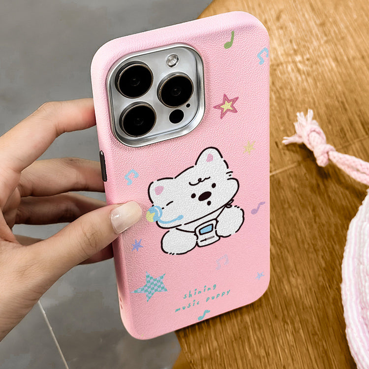手機殼|iPhone16Promax蘋果13手機殼12銀框皮紋殼11批發適用15女款14「LR1260」25.04-3