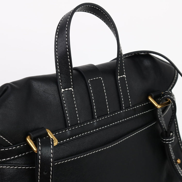 質感真皮|2024新款植鞣頭層牛皮通勤小眾設計隨興郵差包女小挎包單肩斜挎包「6127」24.09-2