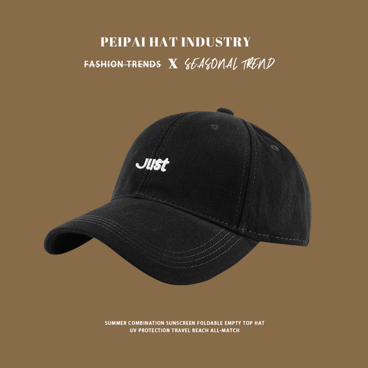 流行帽子|帽子加大加深寬帽檐棒球帽男女同款百搭大頭圍鴨舌帽運動遮陽潮「C4424」24.09-3