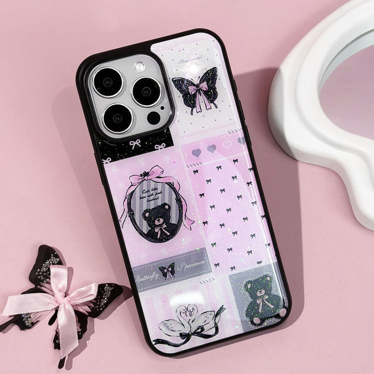 手機殼|蘋果16promax手機殼15閃粉滴膠iPhone12適用14可愛13pro女款「LR1385」25.04-4