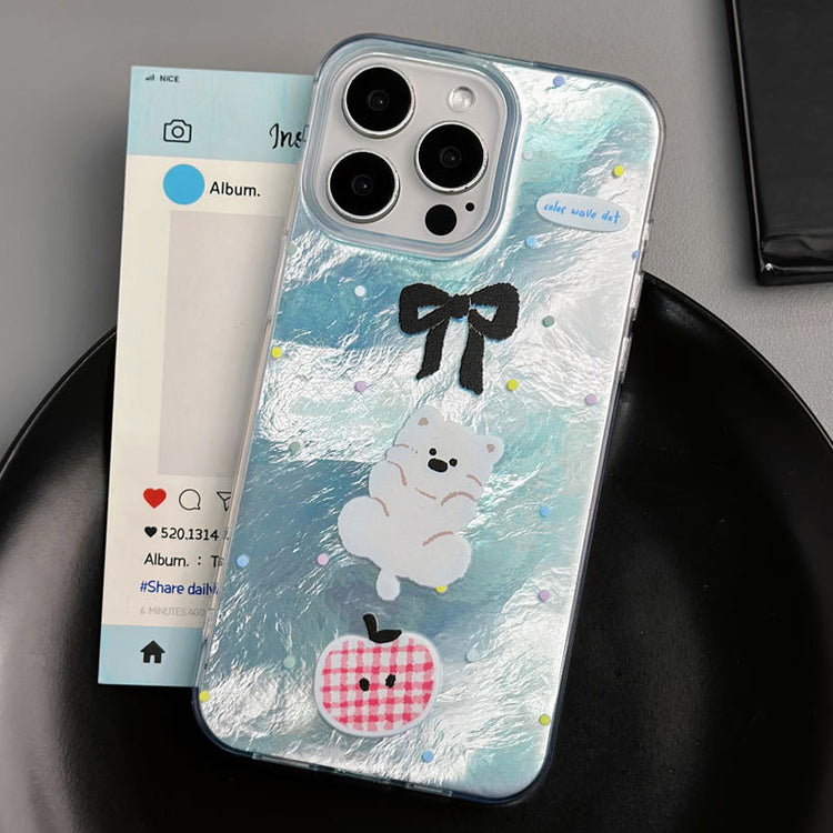 手機殼|蘋果16手機殼15Promax創意iPhone14冰川紋13卡通12適用11Pro「LR1245」24.12-1