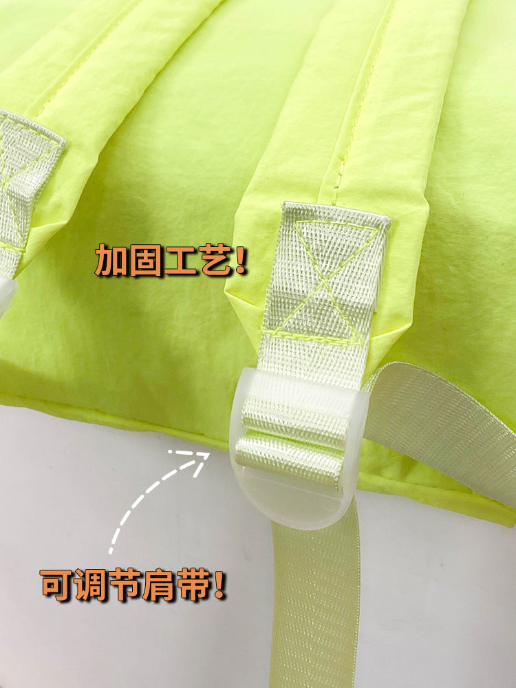 致青春|文藝簡約雙肩包女輕便外出旅行背包2025新款韓版時尚大學生書包「644-128」25.03-4