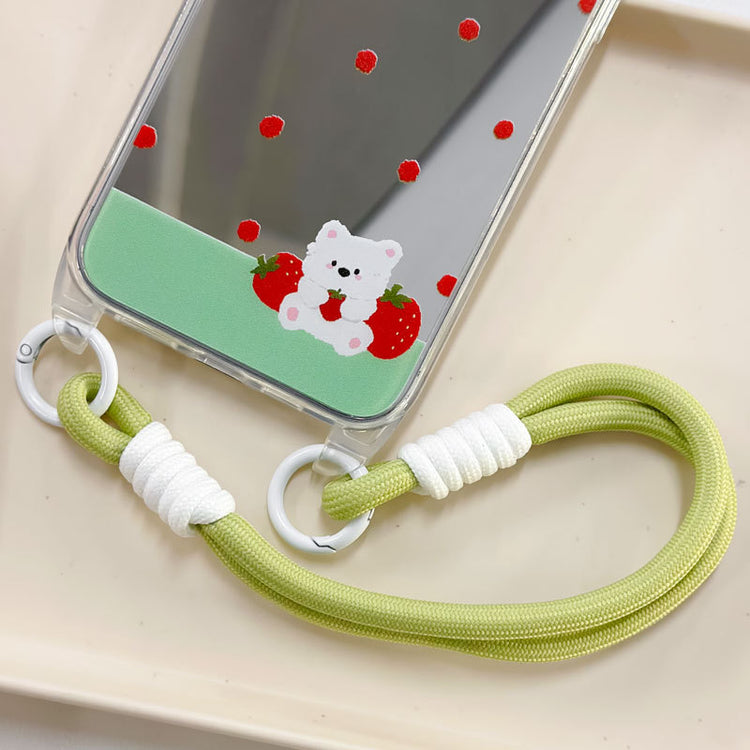 手機殼|iPhone15pro手機殼適用14掛繩鏡面殼蘋果16手機殼13promax女「LR1268」24.12-4