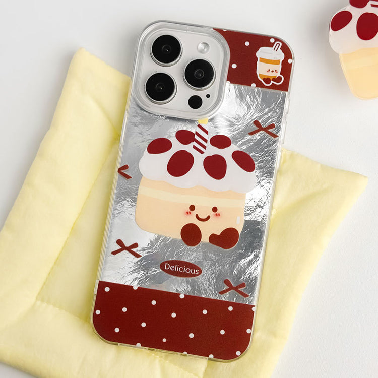 手機殼|iPhone16手機殼14冰川紋蘋果15Promax支架13卡通12適用11Pro「LR1288」24.12-5