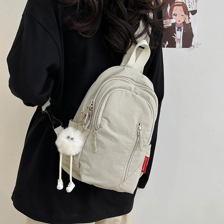 致青春|工裝風簡約單肩包2025跨國新款休閒ins男背包純色百搭斜背包批發「0997-122」25.03-4