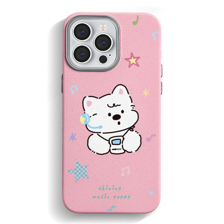 手機殼|iPhone16Promax蘋果13手機殼12銀框皮紋殼11批發適用15女款14「LR1260」25.04-3