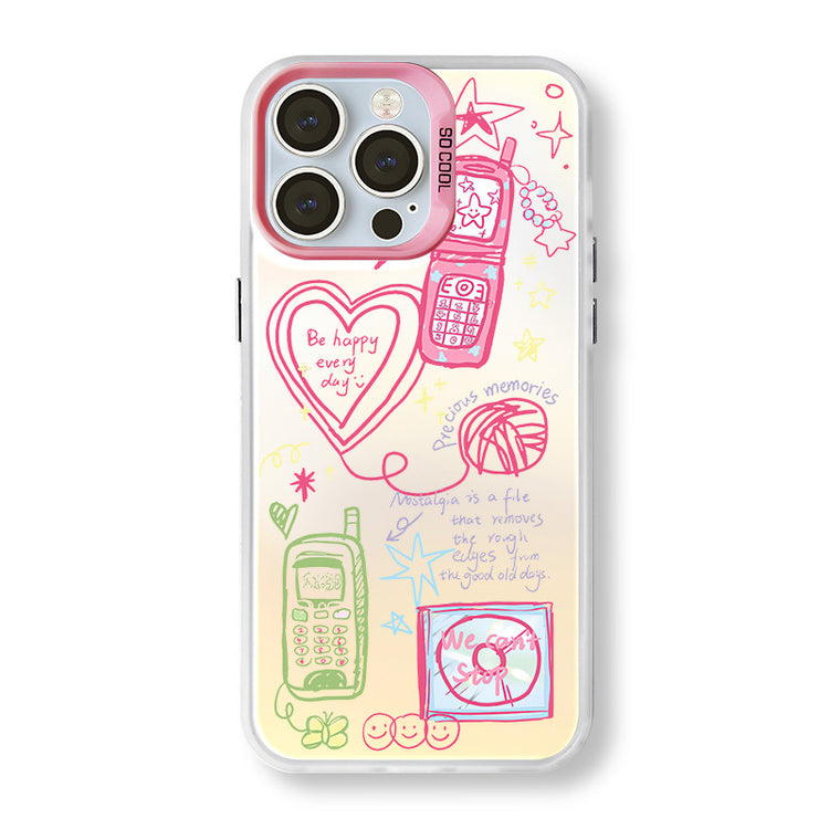 手機殼|蘋果15Promax手機殼適用13/12磨砂鐳射iPhone14pro11「WM0435」24.07