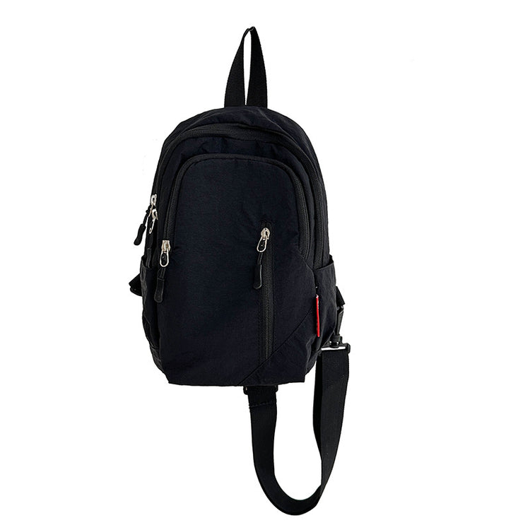 致青春|工裝風簡約單肩包2025跨國新款休閒ins男背包純色百搭斜背包批發「0997-122」25.03-4