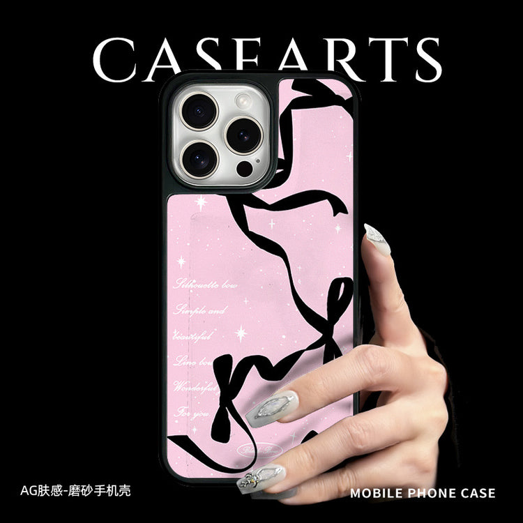 手機殼|蘋果16手機殼磁吸AG磨砂碳纖紋iPhone14pro適用ins風15Promax「LR1426」25.04-2