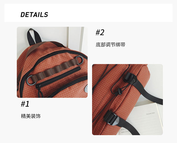 致青春|小眾高中生旅遊輕便背包 大容量運動戶外登山雙肩包女學生書包「8241-136」25.08-4