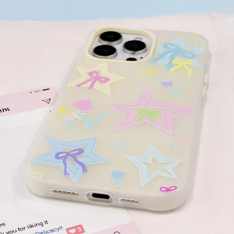 手機殼|蘋果15手機殼iPhone16promax膚感果凍14適用12pro韓系ins風11「LR1740」25.07-5