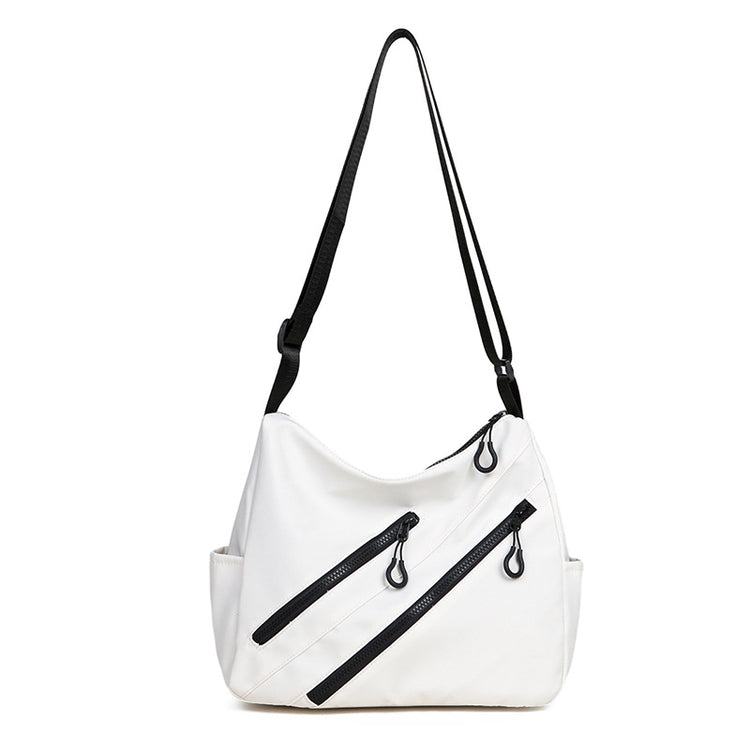 致青春|休閒托特包跨境大容量簡約純色斜背包輕便百搭質感多隔層單肩包「914-119」25.02-3