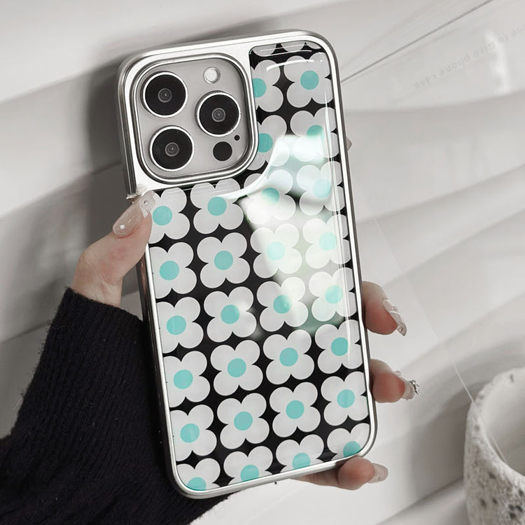 手機殼|蘋果16ProMax條紋13Pro適用蘋果14/13/12電鍍銀邊滴膠「LR1604」25.04-4