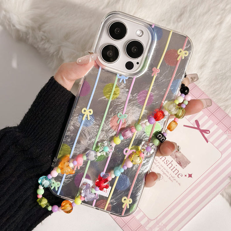 手機殼|iPhone16手機殼14冰河紋12適用11Pro手機鏈蘋果15Promax女款「LR1362」25.02-2