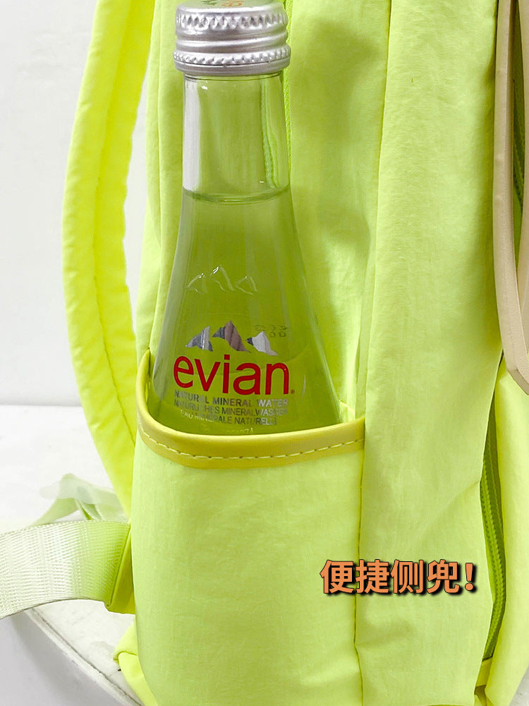 致青春|文藝簡約雙肩包女輕便外出旅行背包2025新款韓版時尚大學生書包「644-128」25.03-4