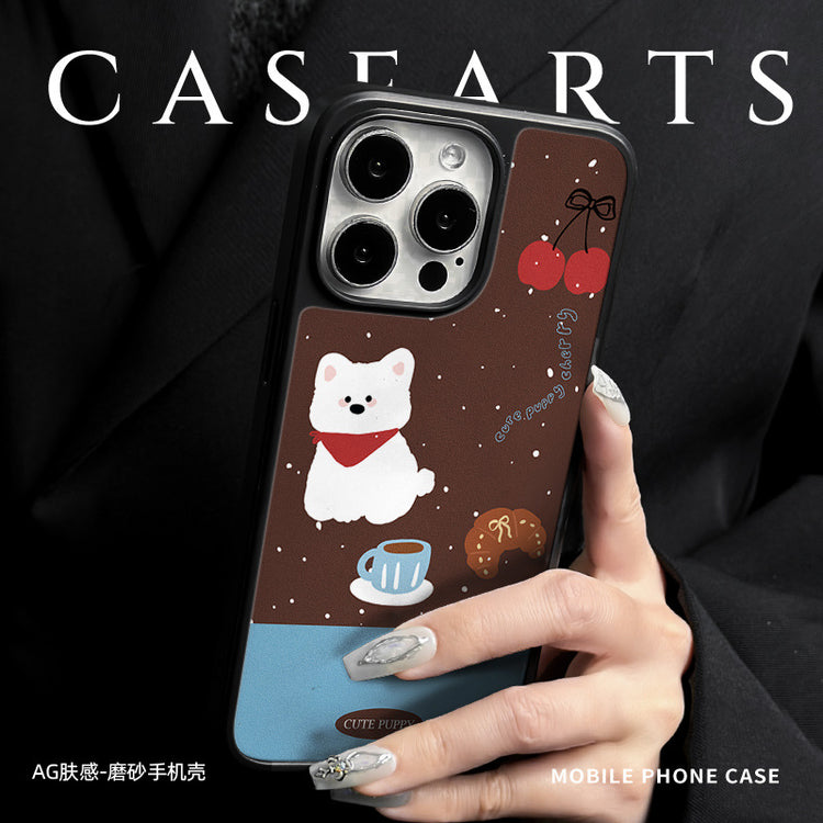 手機殼|iPhone14pro適用13/12Promax蘋果16手機殼磁吸AG磨砂碳纖紋15「LR1422」25.04-2