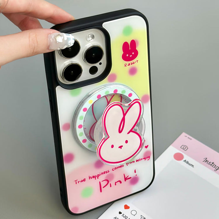 手機殼|iPhone15磁吸磨砂黑框蘋果16手機殼14Promax磁吸支架13適用12「WL0215」24.10-1