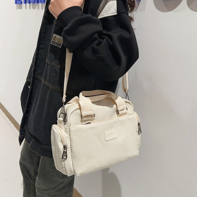 致青春|跨境女士斜背包2024新款潮流單肩包日系大容量帆布百搭手提「668-280」24.03-2