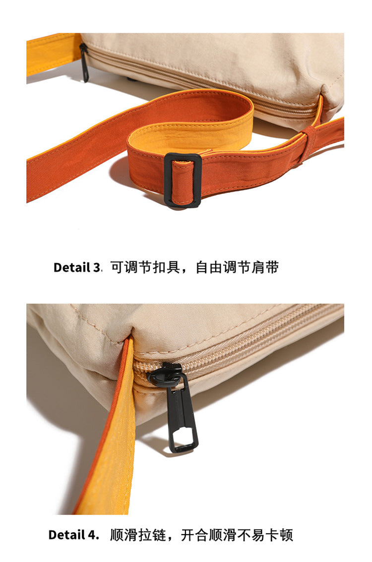 致青春|可愛貓咪斜背包卡通休閒韓版輕便小背包大容量設計感通勤單肩包「909-123」25.06-2