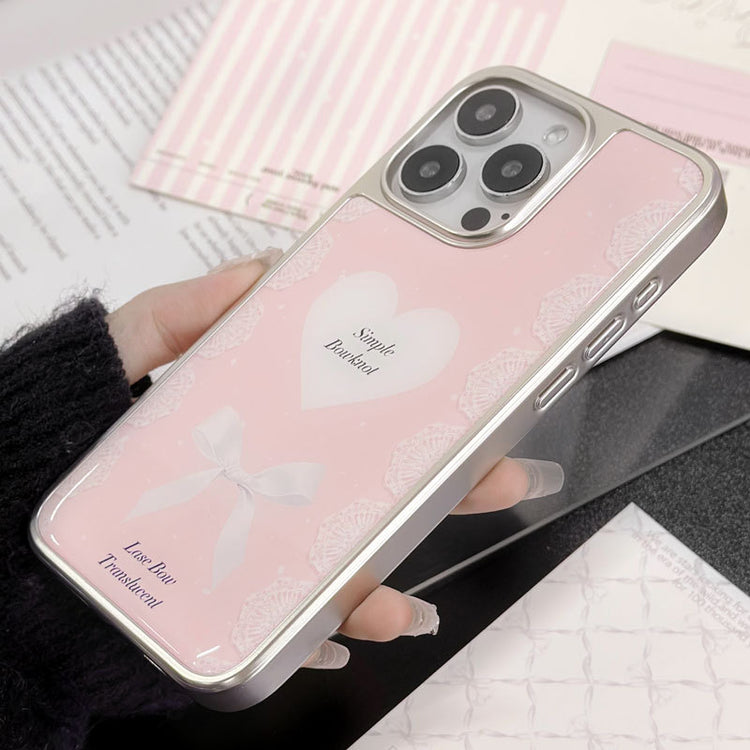 手機殼|蘋果16手機殼15適用iPhone14pro電鍍銀邊滴膠13華為mate60「LR1368」25.03-4