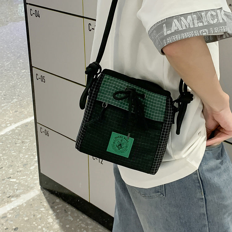 致青春|小挎包男款機能工裝包男生學生潮流運動單肩小背包斜挎包「160-116」25.07-5